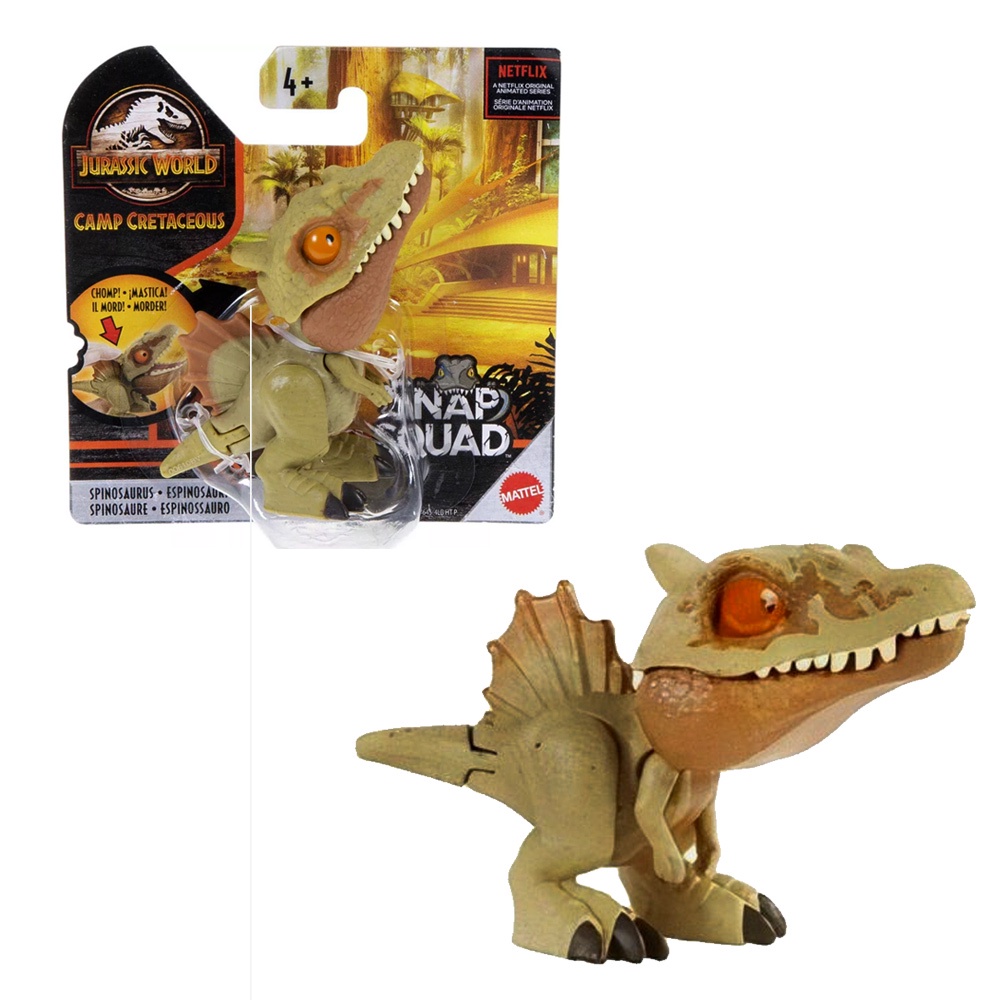 Boneco Jurassic World Snap Squad Spinosaurus Mattel Hbx42 Shopee Brasil 2374