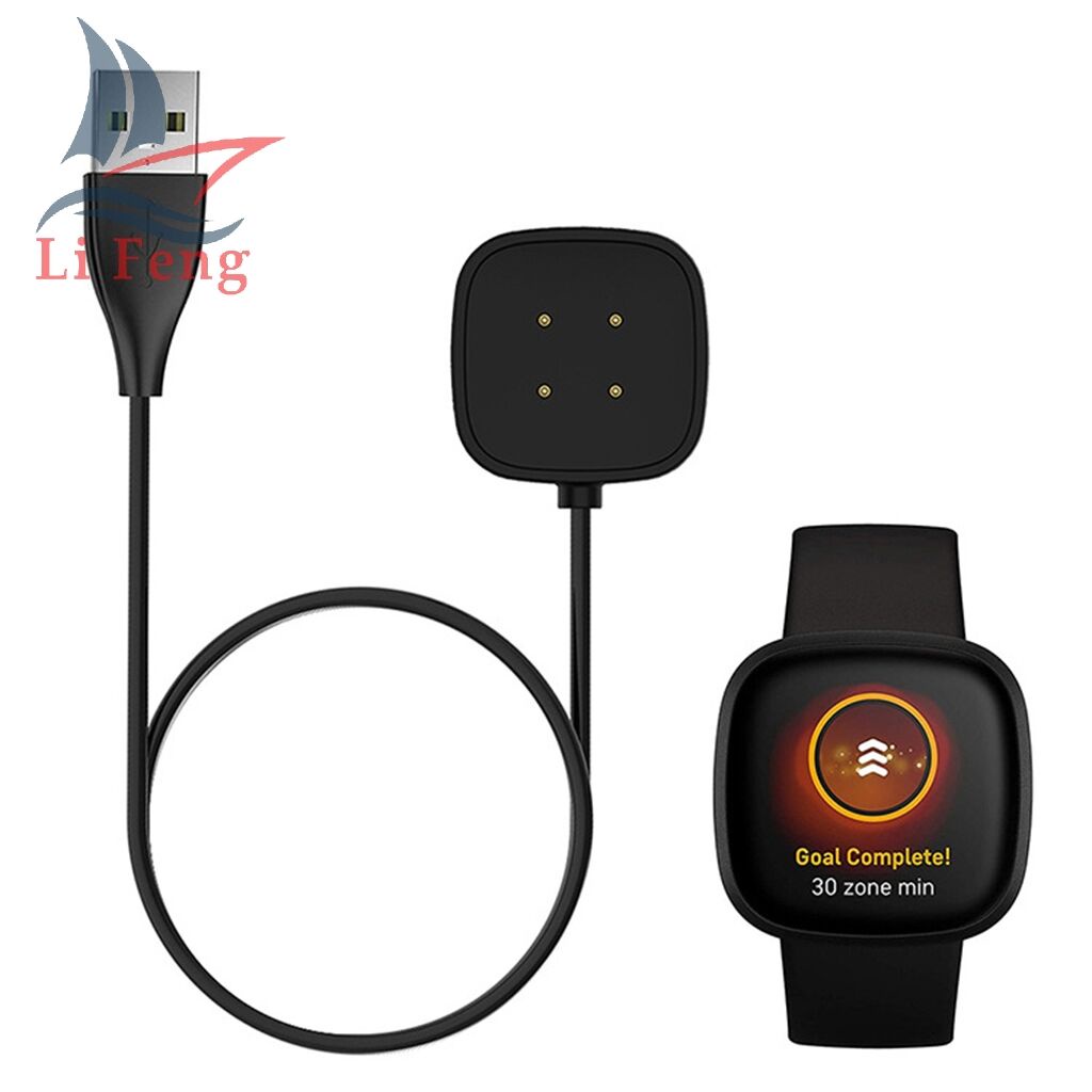 Cabo Usb Carregador Compativel Com Fitbit Versa3/Fitbit Sense | Shopee ...