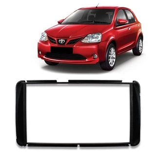 Moldura 1 / 2 Din - Toyota Stilo - Japonês/Chinês - Preta