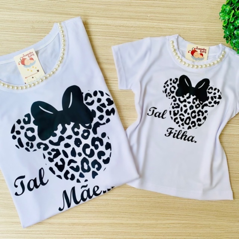 Kit Mãe e Filha Minnie Tal Mãe Tal Filha Shopee Brasil
