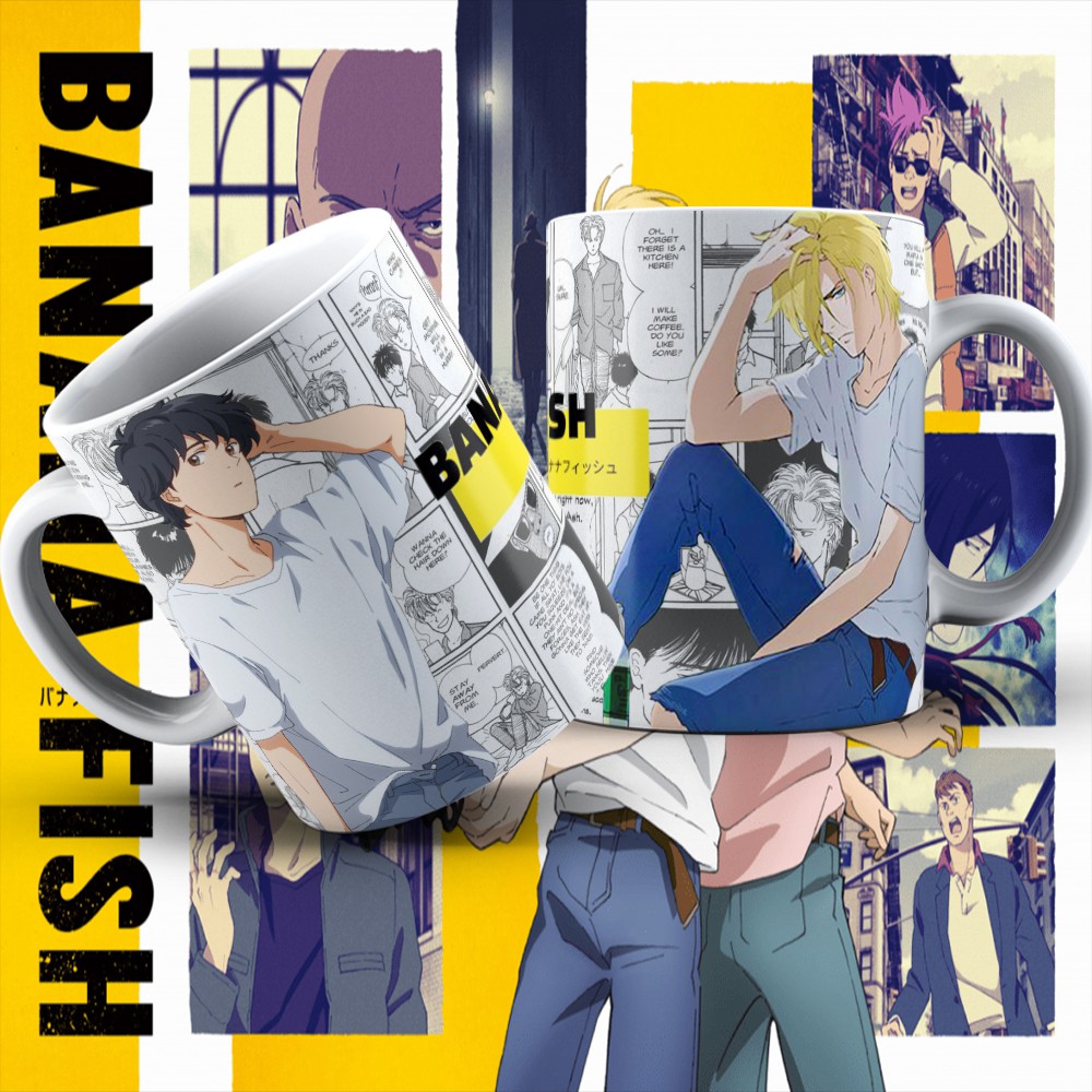 Caneca + Chaveiro Banana Fish Anime - Hot Cloud Shop - Caneca - Magazine  Luiza