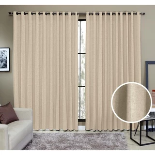 Cortina Tecido Rustico 3,00M x 2,60M Semi Blackout