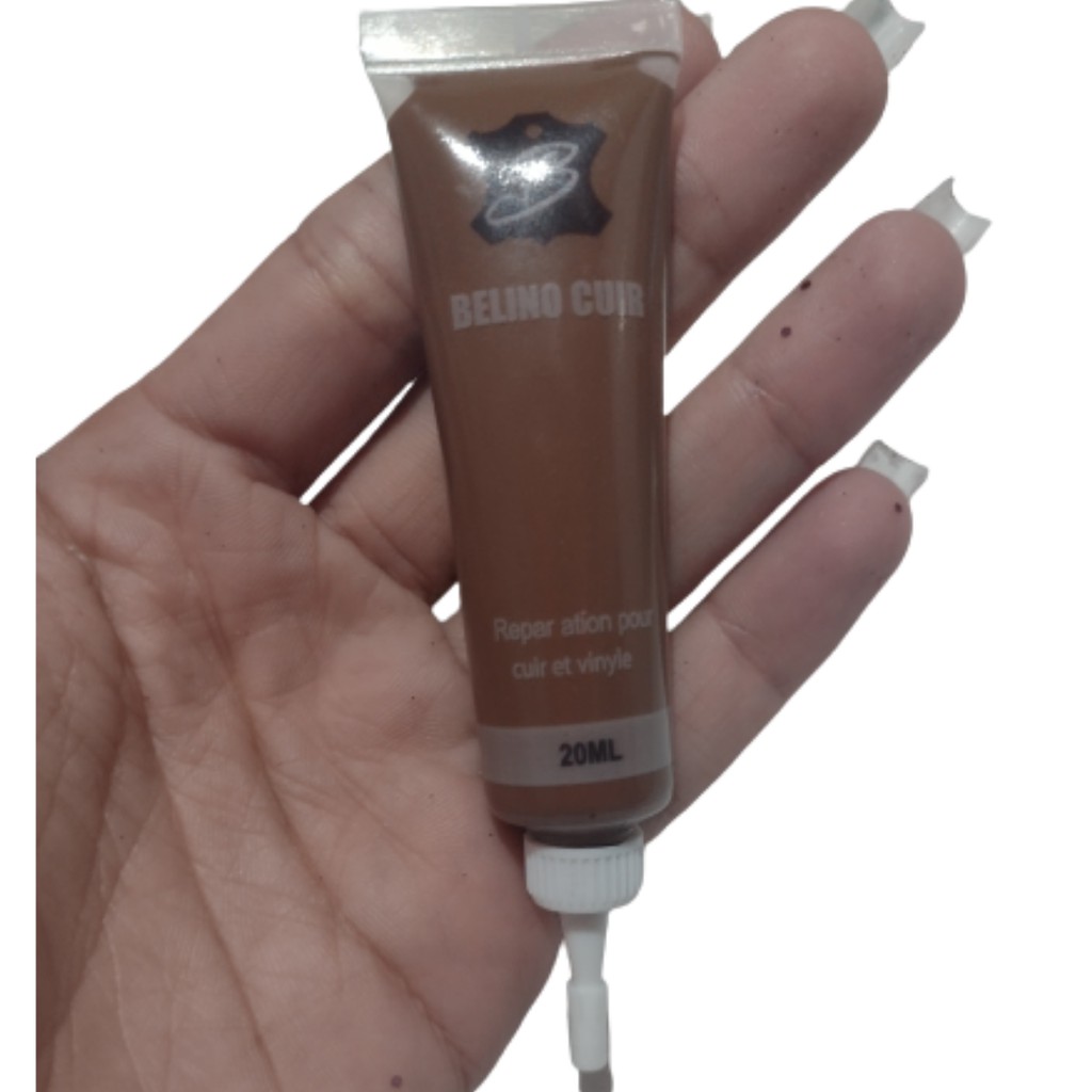 Couro Liquido Cor Marrom Claro 20 Ml