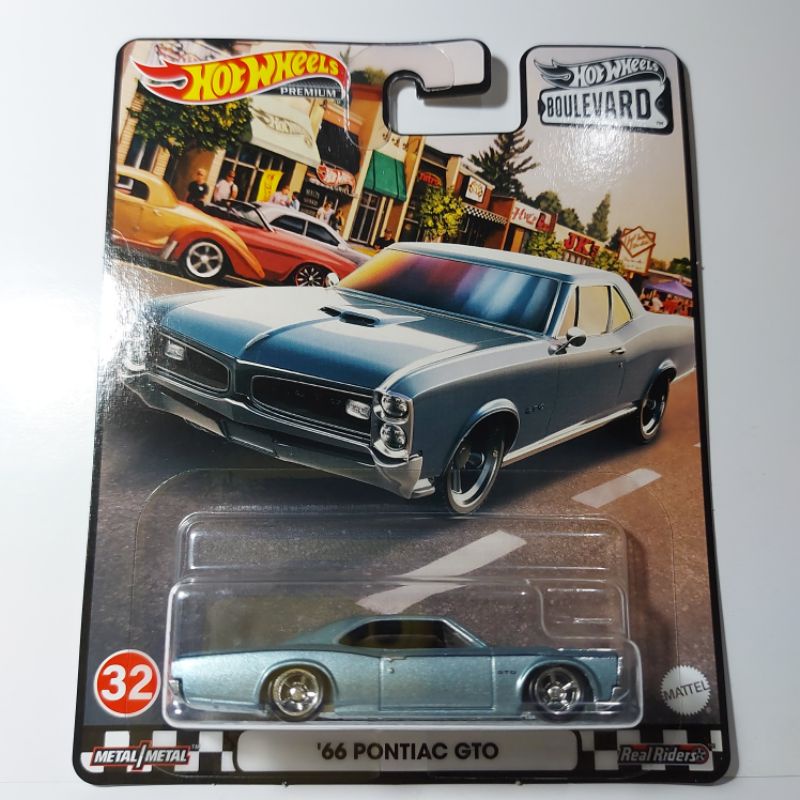 66 Pontiac GTO Hot Wheels Boulevard Premium 2021 Miniatura 1/64