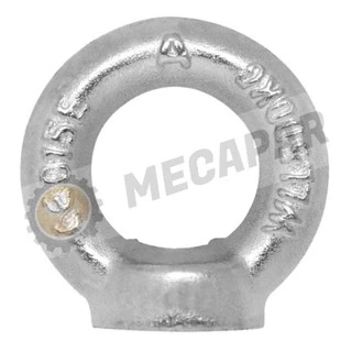 Porca Olhal Fêmea M20x2,5 - 1200kgf - DIN 582 Suspensão Ancoragem Içamento