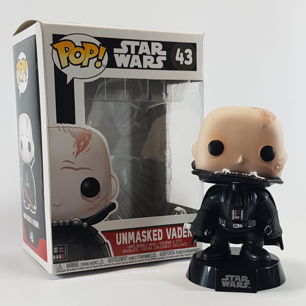 Darth vader shop unmasked funko pop