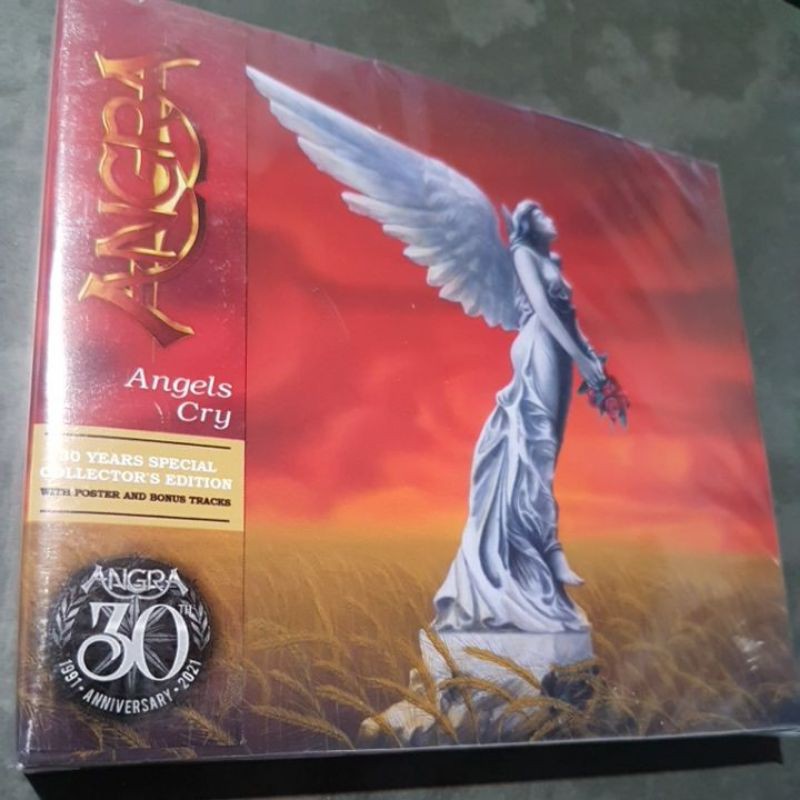 Angra - Angels Cry edição de 30 anos (lacrado com pôster e bônus