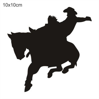 Adesivo de Rodeio Cavalo Pulando - 12x10cm