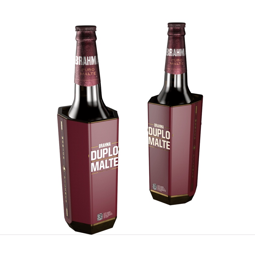 Suporte Cerveja Camisinha 600ml Térmico Brahma Duplo Malte