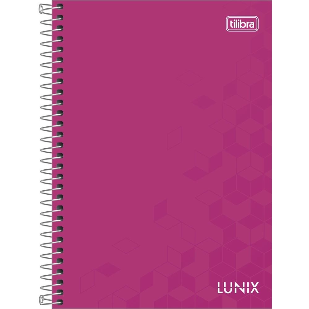 Caderno Lunix Espiral Capa Dura 14 80 Folhas Tilibra Shopee Brasil 6408