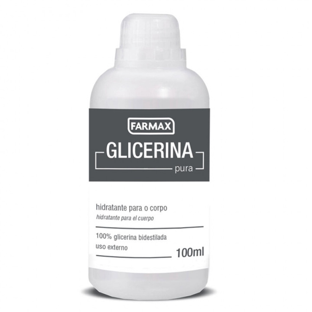 Glicerina Líquida Pura 100ml Farmax Shopee Brasil 0608