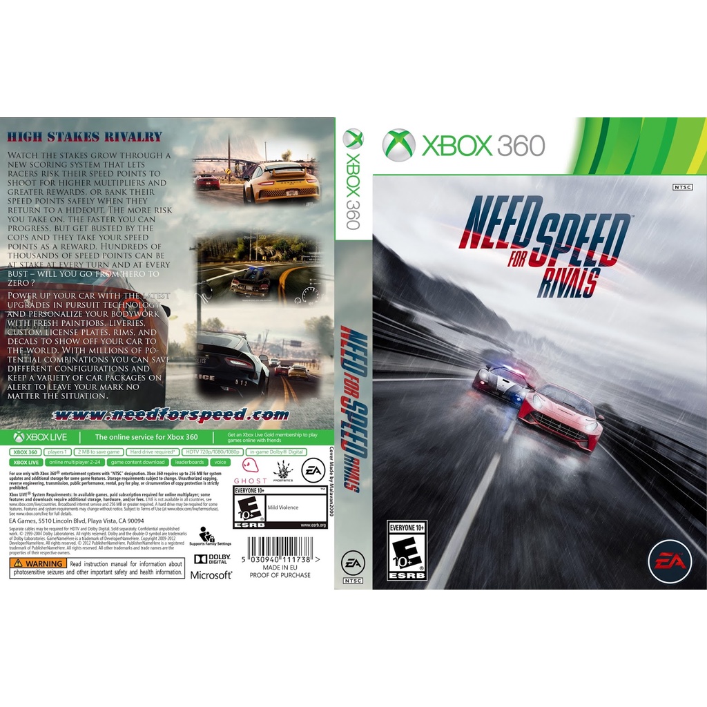 Jogo Need For Speed Rivals Xbox 360 KaBuM