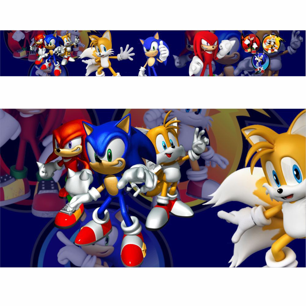 Adesivo Decorativo em relevo fácil aplicação SONIC