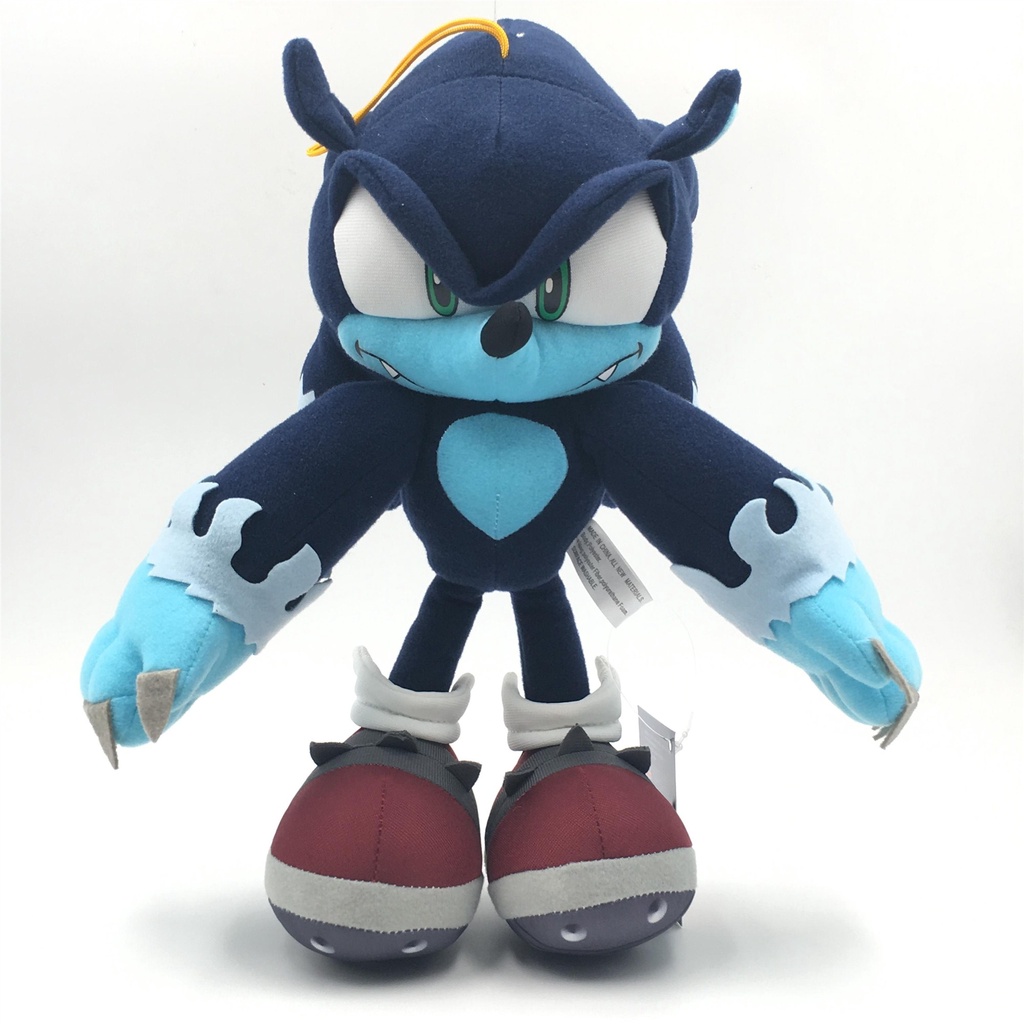 Brinquedos De Pelúcia Sonic the Werehog Plush 30cm Preto Sombra Azul Macia Para Crianças Natal Cartoon