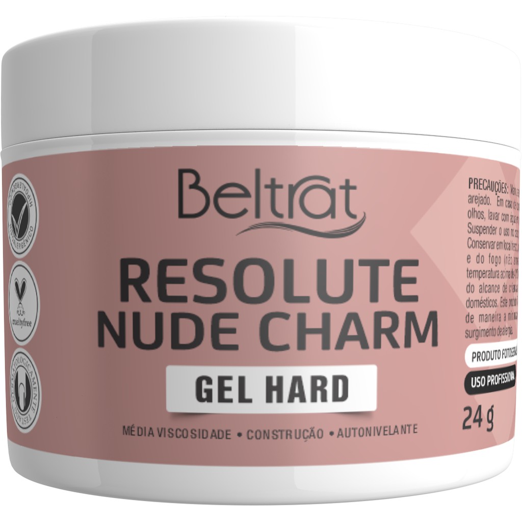 Gel De Unhas Resolute Nude Charm Beltrat 24g Unhas De Gel Manicure