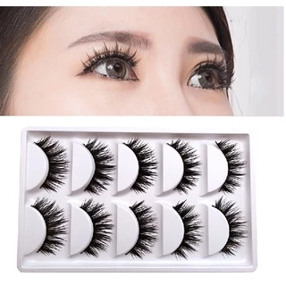 Cílios Postiços 5x Pares Volumoso Y40 / 007 Preço Especial Pronta Entrega Envio Rápido