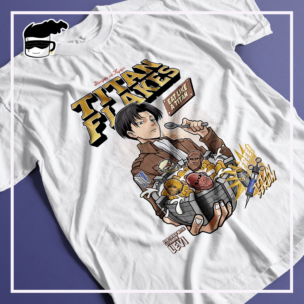Camisa Attack on Titan Unissex 100% Poliéster Camiseta Anime Eren Mikasa Levi Hange Shingeki No Kyojin Armin Arlert