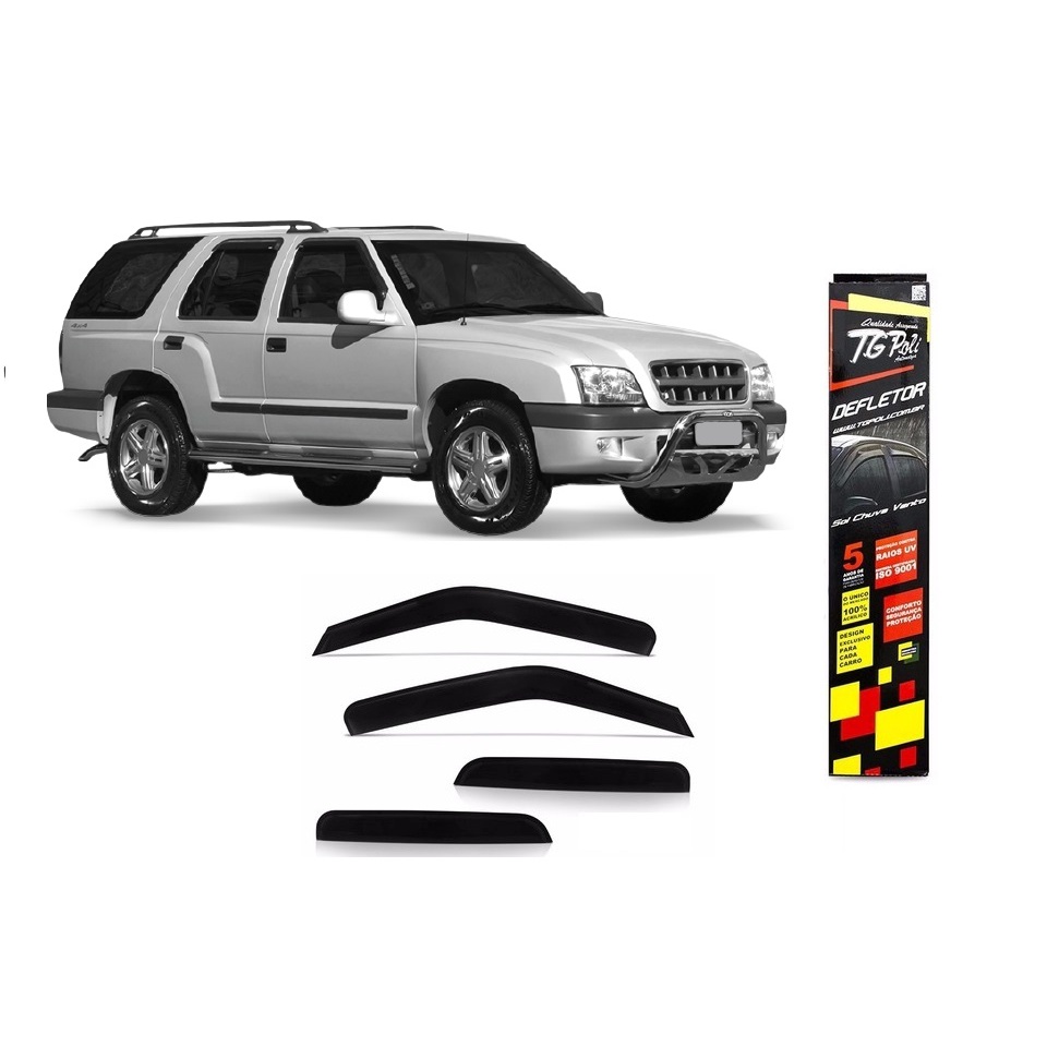 Calha Para Carro / Defletor GM Blazer 95/11 Tg Poli