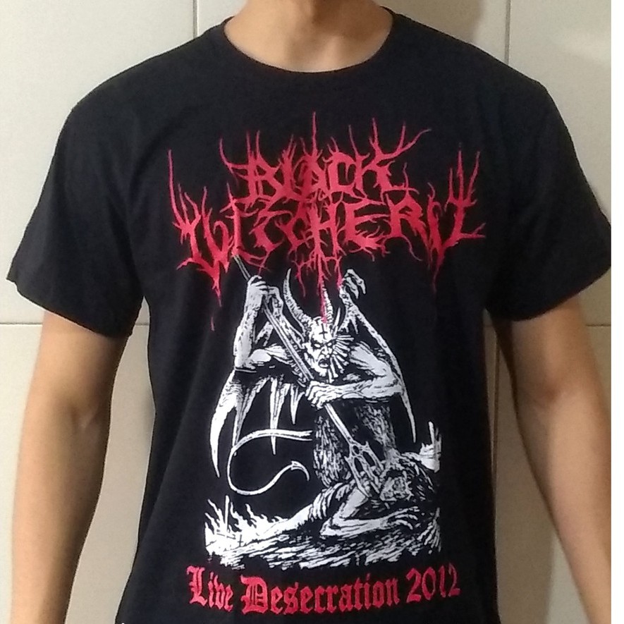 Camiseta camisa banda Black Witchery black metal - camiseta de rock metal