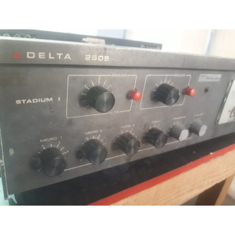 Amplificador Delta 2605 Raro