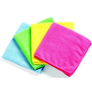 Kit 5 Panos microfibra de limpeza (40cm x 40 cm)