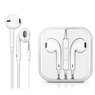 Fone de ouvido Com Fio Branco P2 3.5mm Para iPhone Samsung Motorola