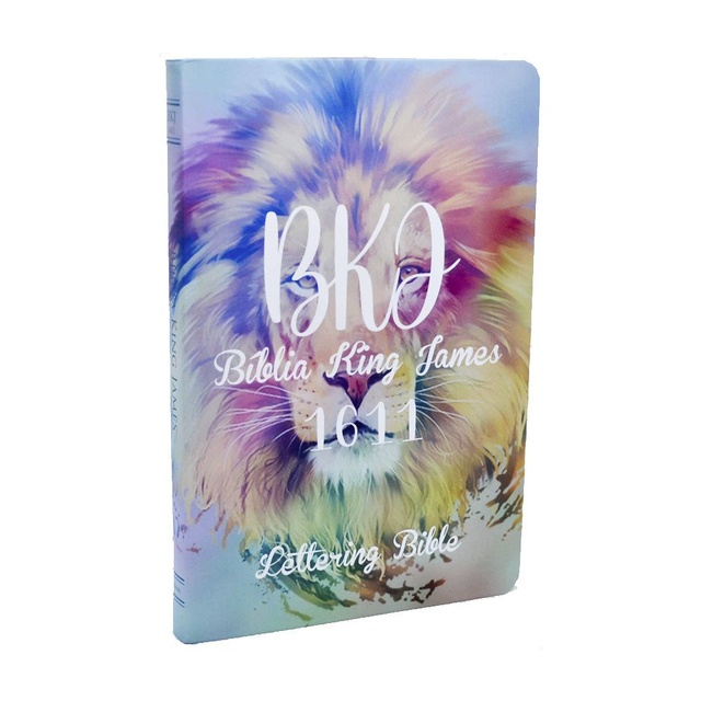 Bíblia King James 1611 Ultrafina Lettering Bible Tie Dye | Shopee Brasil