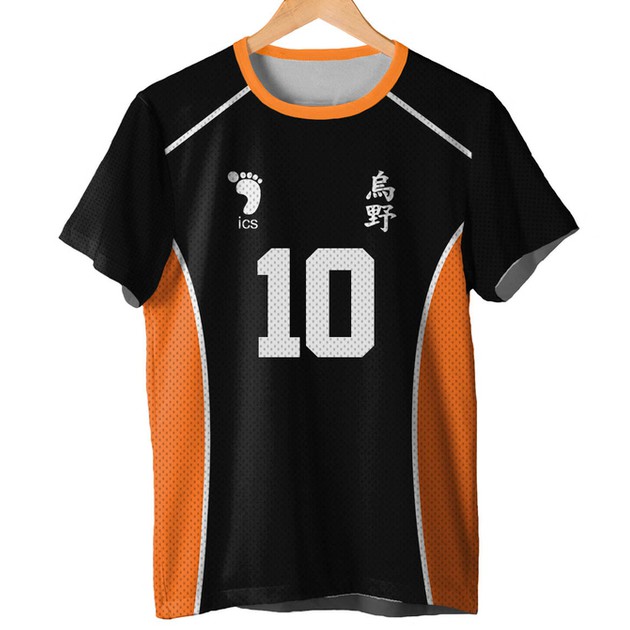 Camiseta Camisa Haikyuu Anime Vôlei Mangá Uniforme Cosplay Karasuno 4 Geek Nerd