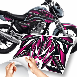 Kit De Adesivos Personalizados Moto Honda Cg 160cc Fan 16/21