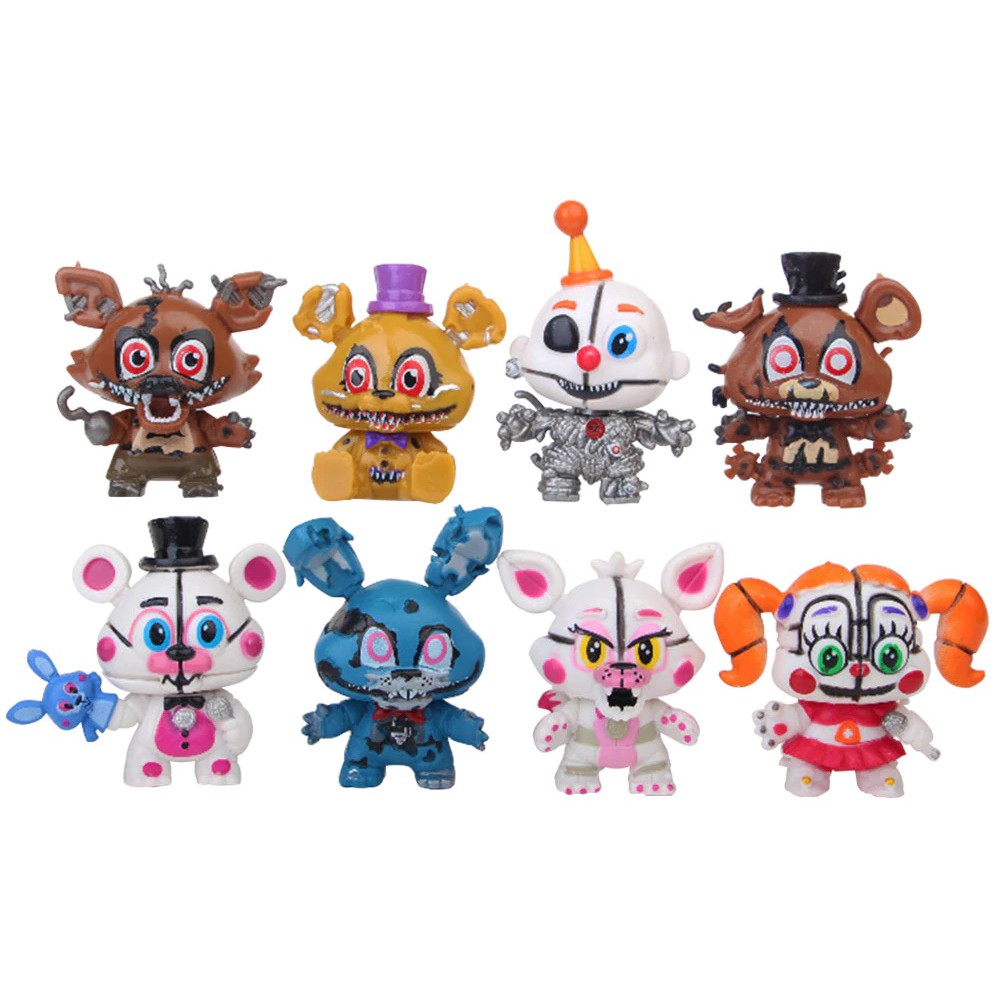 Five Nights at Freddys Conjunto completo de brinquedos de 1 a 3