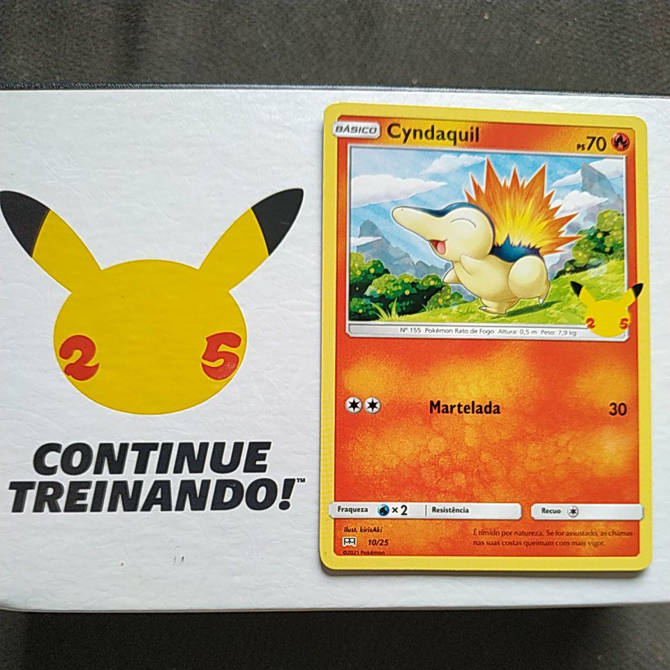 Cyndaquil - Coleção McDonald's Cartas Pokémon 2021