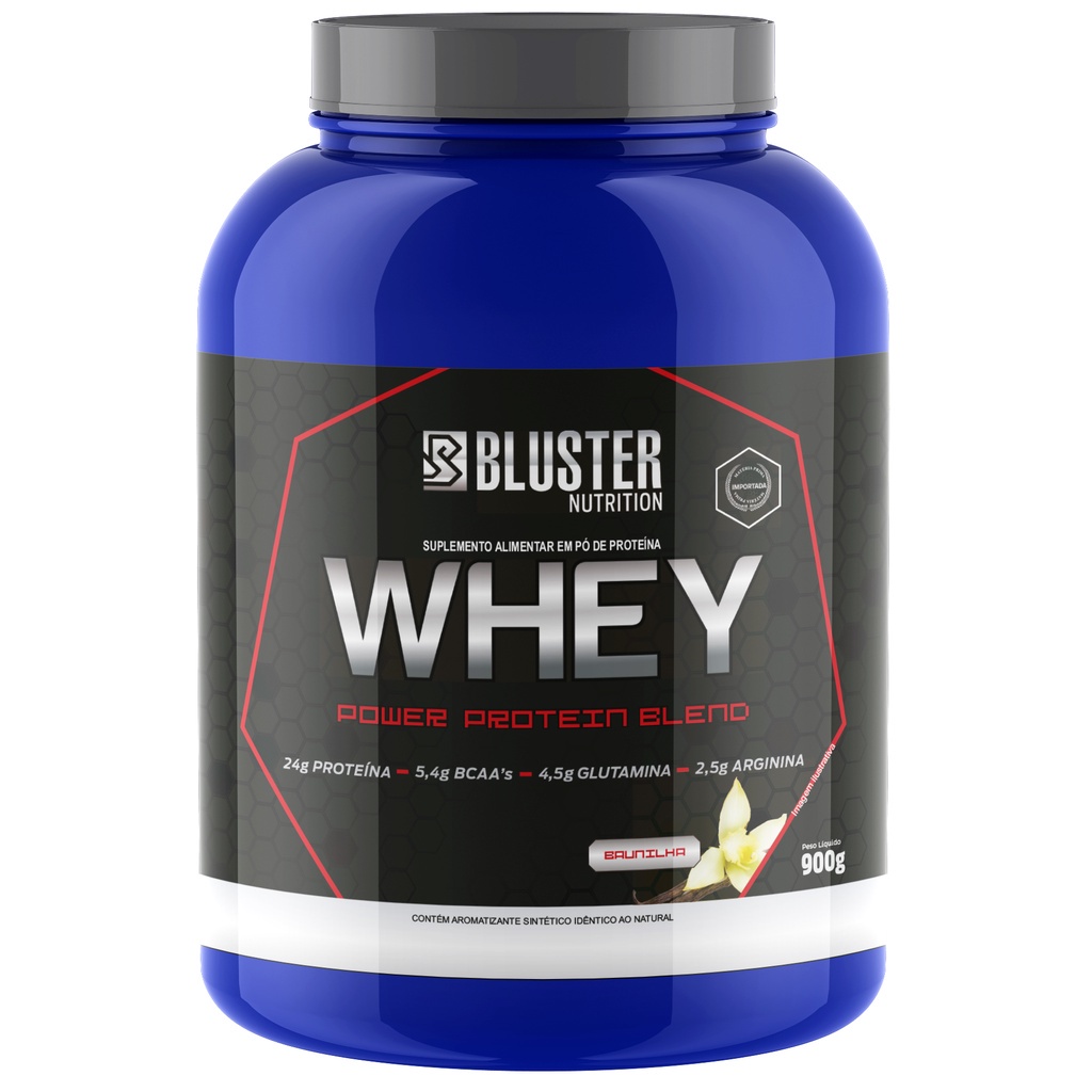 Whey Power Blend Pote 900gr – Bluster Nutrition