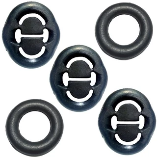 Borracha / Coxim Escapamento Gol Bola G2 Kit C / 5 Peças