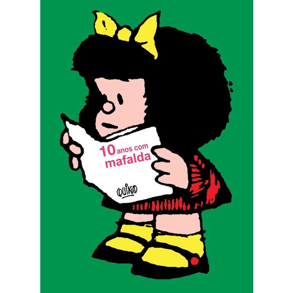 Livro 10 Anos Com Mafalda Quino Shopee Brasil 4250