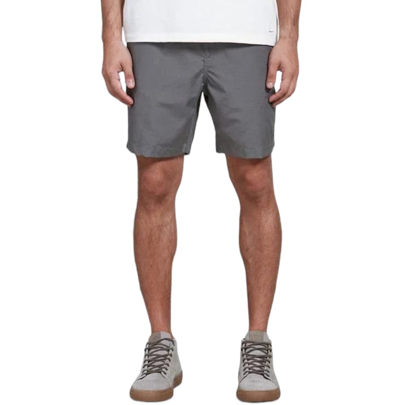 Bermuda Short Masculina Sarja Confortável Acima Do Joelho