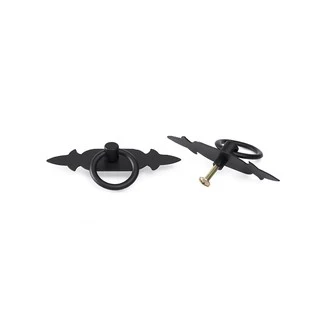 Puxador para moveis Puxador losango cor preto Puxador rustico antigo Puxador de armário 10 peças
