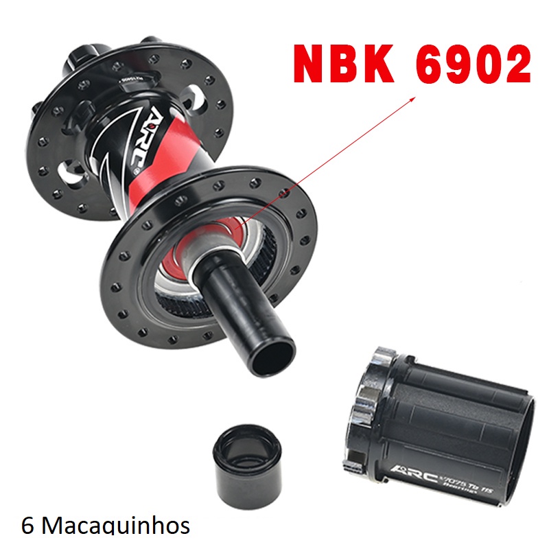 Cubo Traseiro Arc Mt009 Shimano Micro Spline 12v 12x148mm Cubo Traseiro Arc Mt009 Shimano Micro Spline 12v 12x148mm