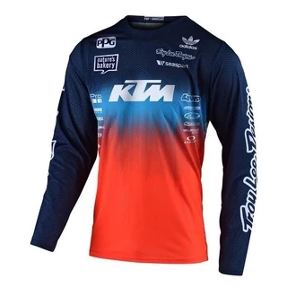Spot 2022 Verão Masculino Downhill KTM Jersey MTB Manga Longa Motocicleta Nova Camiseta