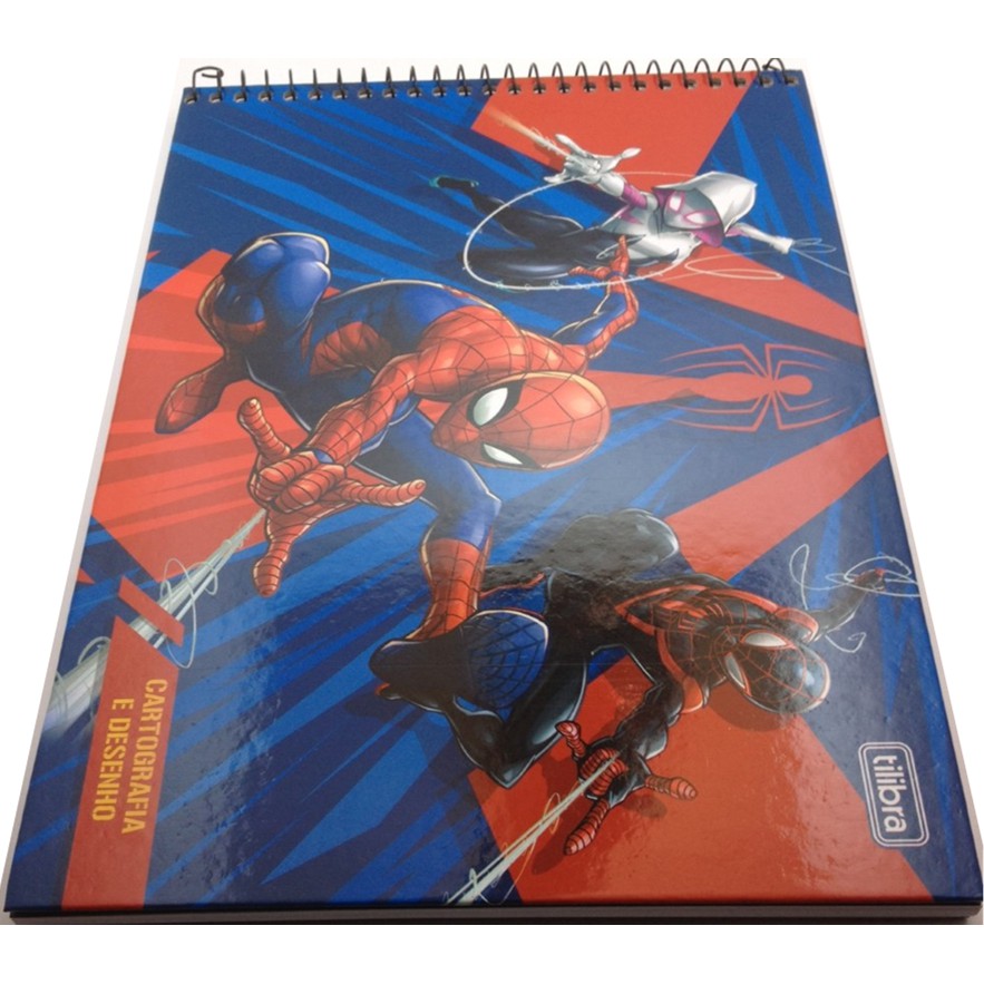 Caderno Desenho Spider Man Game - Tilibra - Dokassa Distribuidora