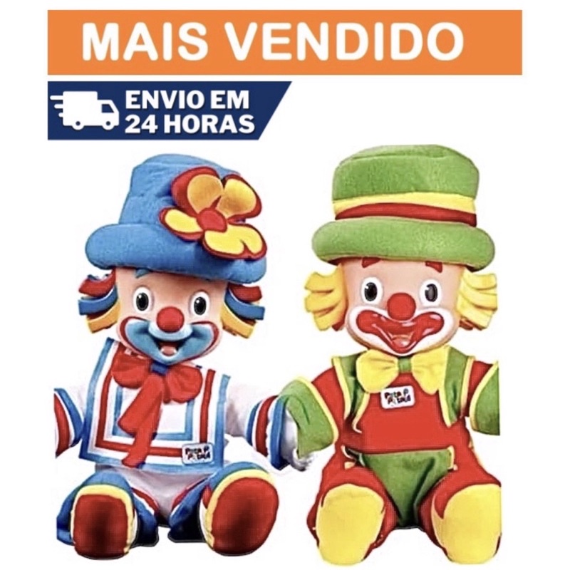 Kit com 2 Bonecos Patati Patatá Grandes 50 Cm Envio imediato | Shopee ...