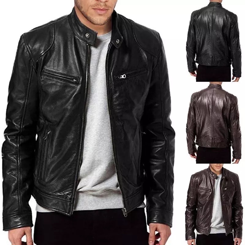 Jaqueta masculina best sale de motoqueiro