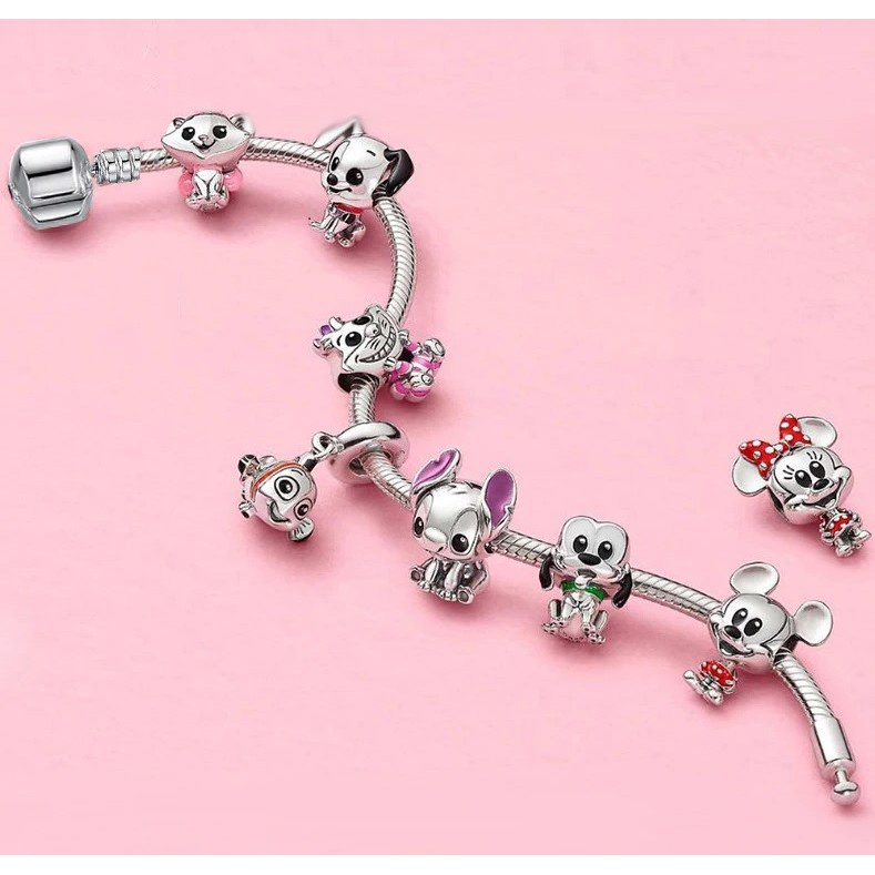 Pulseira com 8 Berloques Charm - Linha Baby Disney - Vivara Pandora ...