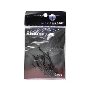 Anzol Maruseigo Black - Pesca Brasil 10 em Oferta na Shopee