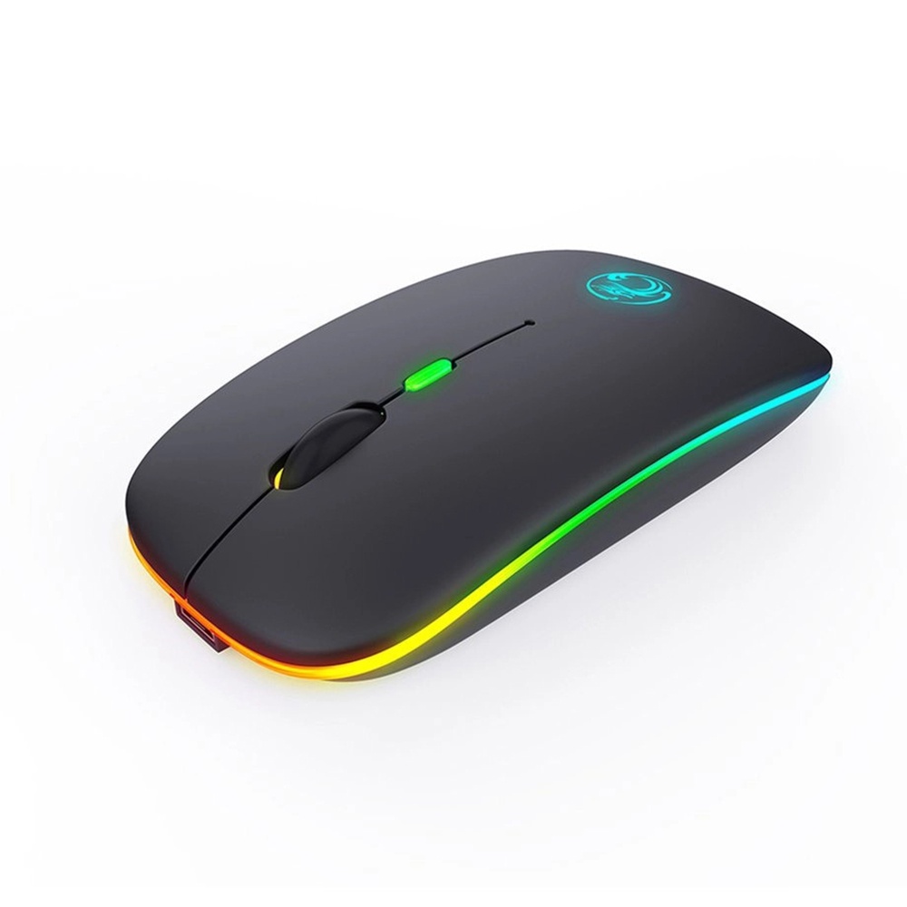 Mouse Imice E-1300 luminosa carregando sem fio de modo duplo mouse ...