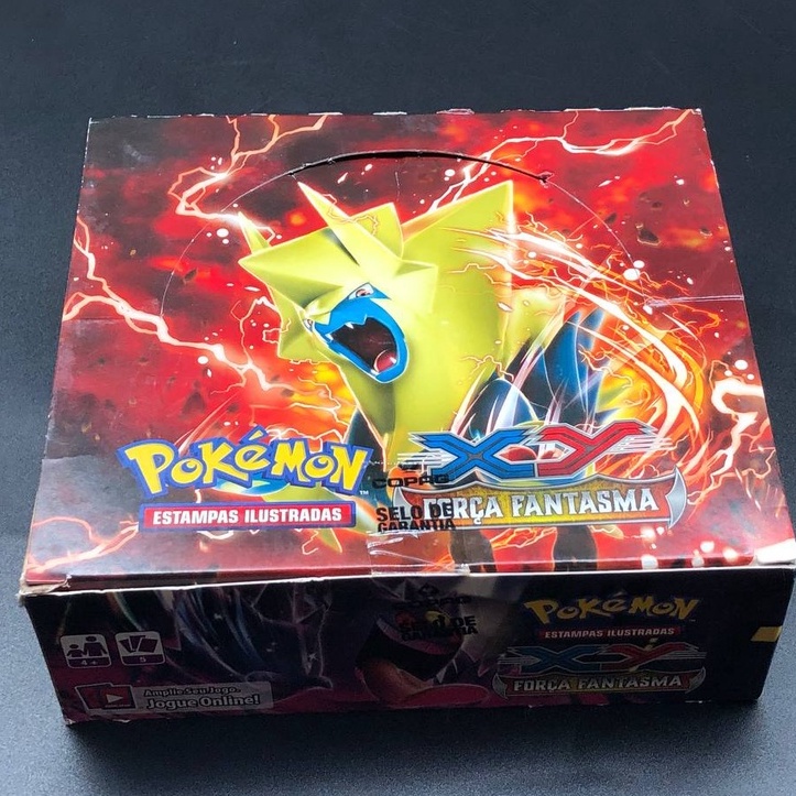 Box Lacrada 36 Boosters Cartas Pokémon Tcg Original Copag