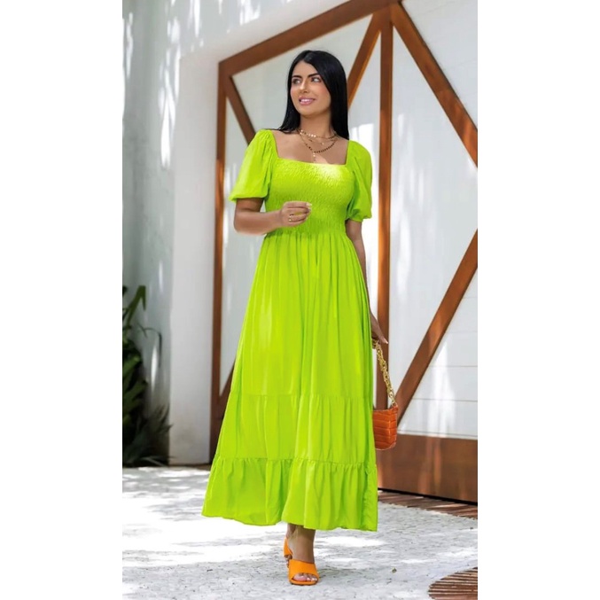 Vestido Madrinha Verde Lima na Black Friday 2025 | BuscaProdutos