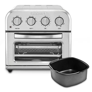 Forno Elétrico e Airfryer Cuisinart - 10 Ltrs e Assadeira para Airfryer Polishop - 1,7 Ltrs