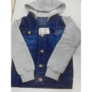 jaqueta jeans com moleton