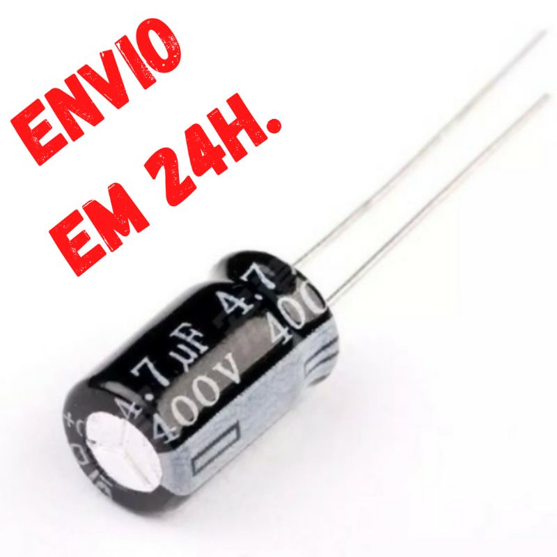 Elko 105°C ECA2GHG4R7 Panasonic 4,7uF 400V 10x16mm RM5 NEW [10 pcs] #B3