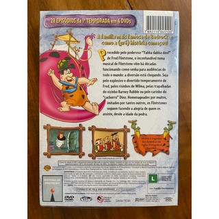 DVD Os Flintstones - Temporada 1 - Hanna Barbera - Lacrado | Shopee Brasil